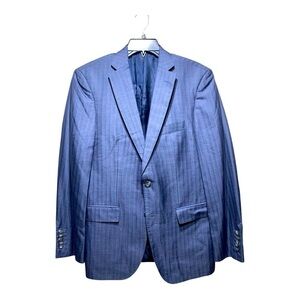Men’s Hugo Boss Tailored Blue Stripe Two Button Blazer